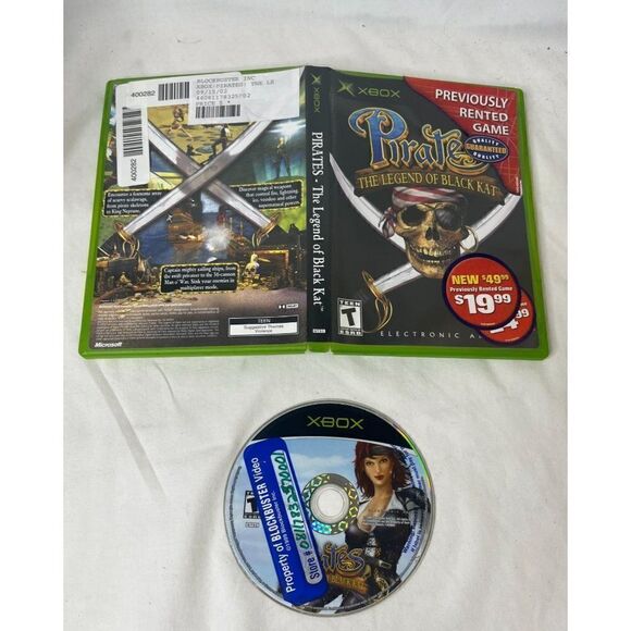 Pirates: The Legend of Black Kat (Microsoft Xbox, 2002) Case & Game Only - Picture 1 of 6